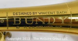 Bundy Designed by Vincent Bach Selmer Trumpet with Case SN 53756