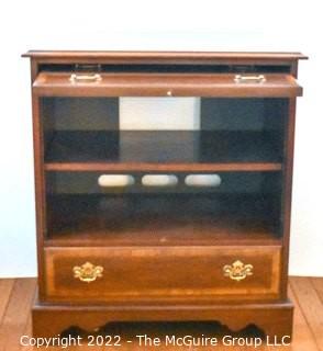 TV Entertainment or Bar Cabinet with Faux Tilt Front Drawer .   Measures 20" x 32" x 36" .