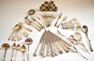 Group of WM Rogers Oneida Silver Plate Flatware. 