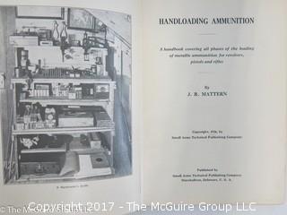 Collection of Books () Guns, reloading vintage