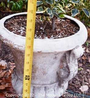 Group of Resin Garden Planters, Various Sizes.  