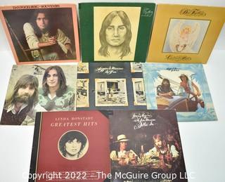 Group of Vintage Rock Music LP Vinyl Albums Including Dan Fogelberg and Loggins & Messina. 
