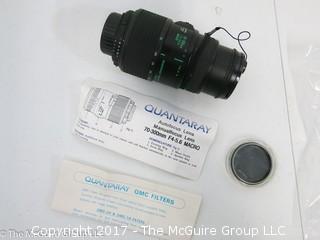 Quantaray Autofocus Lens; 70-300mm  F4-5.6 MACRO