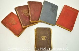 Group of Vintage Books Including Svend Jensen of Denmark Mini Book Set of Hans Christian Andersen Fairy Tales.