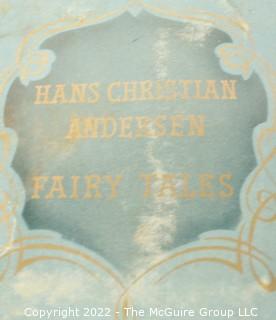 Group of Vintage Books Including Svend Jensen of Denmark Mini Book Set of Hans Christian Andersen Fairy Tales.