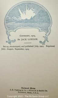 Early Edition of The Call of the Wild by Jack London. Published by MacMillan, 1903. 0164SM
