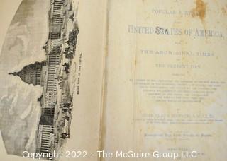 A Popular History of the United States From the Aboriginal Times to the Present Day By John Clark Ridpath, 1883 Illustrated with Maps. 0163SM