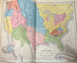 A Popular History of the United States From the Aboriginal Times to the Present Day By John Clark Ridpath, 1883 Illustrated with Maps. 0163SM