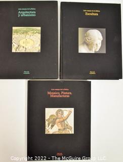 Three (3) Volume Art History Set privately published by the Museum of Spain, Sevilla for patrons.  Not for sale to the public.   