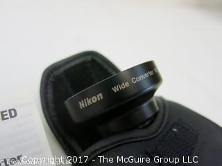 Nikon Wide Converter - WC-E24 0.66x; and Nikon TC-E3ED; 