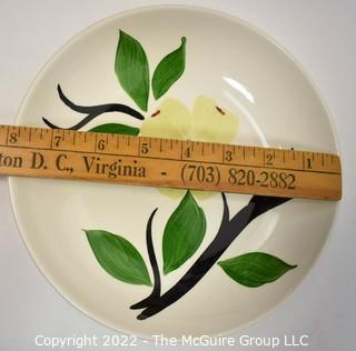 Set of Six (6) Vintage Stetson Joni's Dixie Dogwood MCM Porcelain Bowls.  Each Measure 8" in diameter. 0189VM
