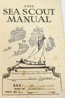 Five (5) Vintage Books Including The Boy Scouts Of America Sea Scout Manual 1941
