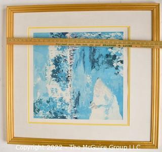 Framed Under Glass Pencil Signed Leroy Neiman Framed Print.   Westchester Classic.  Measures 32" x 34".