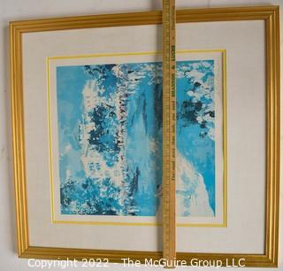 Framed Under Glass Pencil Signed Leroy Neiman Framed Print.   Westchester Classic.  Measures 32" x 34".