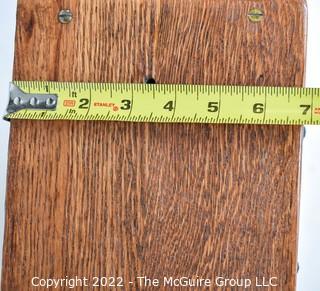 Antique 25 Drawer Wood Apothecary Chest or Cabinet.  Board on Back loose. Measures 7" x 20" x 19". 0095SM