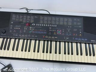 YAMAHA PSR-410 Keyboard and music system; tested and working; Serial # 0046568 