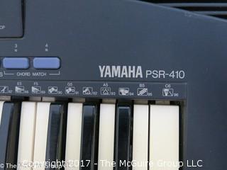 YAMAHA PSR-410 Keyboard and music system; tested and working; Serial # 0046568 