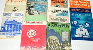 Collection of Vintage Sheet Music