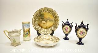 Six (6) Fine Porcelain Decorative Items. 