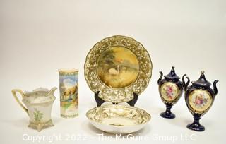 Six (6) Fine Porcelain Decorative Items. 