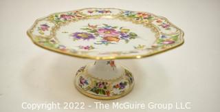 Four (4) Pieces of Hand Painted Fine Porcelain Including Schumann Arzberg Bavaria & Tuscan English Bone China.