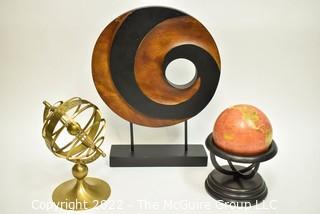 Three (3) Contemporary Decorative Art Pieces