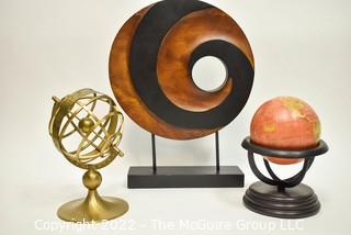 Three (3) Contemporary Decorative Art Pieces