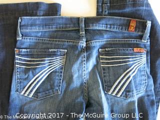 Gloria Vanderbuilt Dojo Bellbottom Jeans; size 27