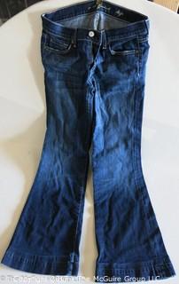 Gloria Vanderbuilt Dojo Bellbottom Jeans; size 27