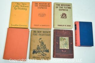 Collection of Young Adult Books Including 1917 The Boy Scout Firefighters 0141VM