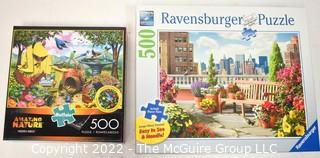 (2) NIB Cardboard Jigsaw Puzzles