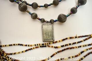 Group of Vintage Beaded Necklaces.