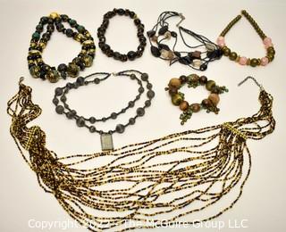 Group of Vintage Beaded Necklaces.