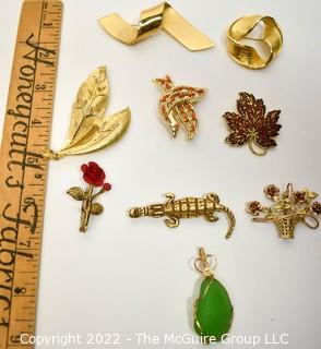 Group of Vintage Brooches and Pendants.