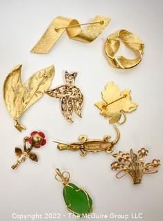 Group of Vintage Brooches and Pendants.