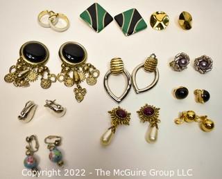 Group of Clip On Earrings