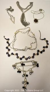 Silver Tone Costume Jewelry Necklaces