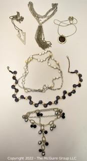 Silver Tone Costume Jewelry Necklaces