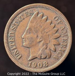 Coins: 1908 Indian Head Penny