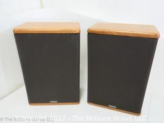 Pair of Advent 1002 Speakers; Serial # AW 15343 