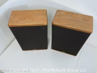 Pair of Advent 1002 Speakers; Serial # AW 15343 