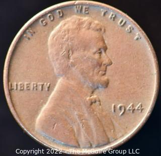 Coins: 1944 Copper Penny 