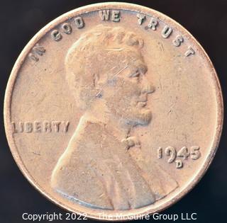 Coins: 1945-D Copper Penny