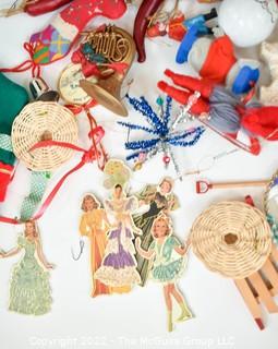 Collection of Christmas Tree Ornaments.