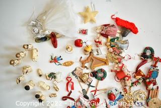 Collection of Christmas Tree Ornaments.