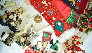 Group of Various Christmas Decorations.