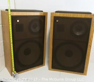 BIG SOUNDS! 3 pieces: Pair of BSR Model DR-1550R Five-Way Acoustic Suspension Loudspeaker System with peak power 200W; and BSR Model DR-SW16 x 2 Subwoofer System