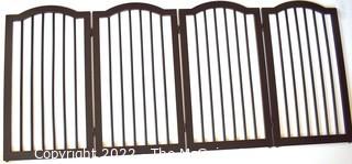 Configurable Four Panel Metal Pet Gate