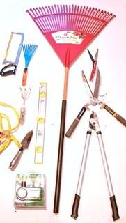 Group of Yard & Garden Tools Including Rake.