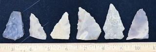  Collection of Authentic Hand Carved Native American Flint Arrowheads, Found by Owner in Texas and Arizona. 